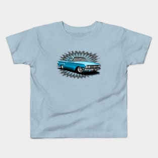 Blue 1960 El Camino Kids T-Shirt